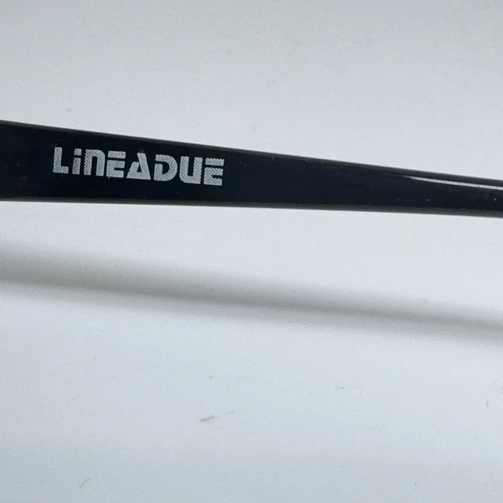 Linea Due Bovesi Design Gold Horn Rim with Black‎ Vintage Rare French H15270